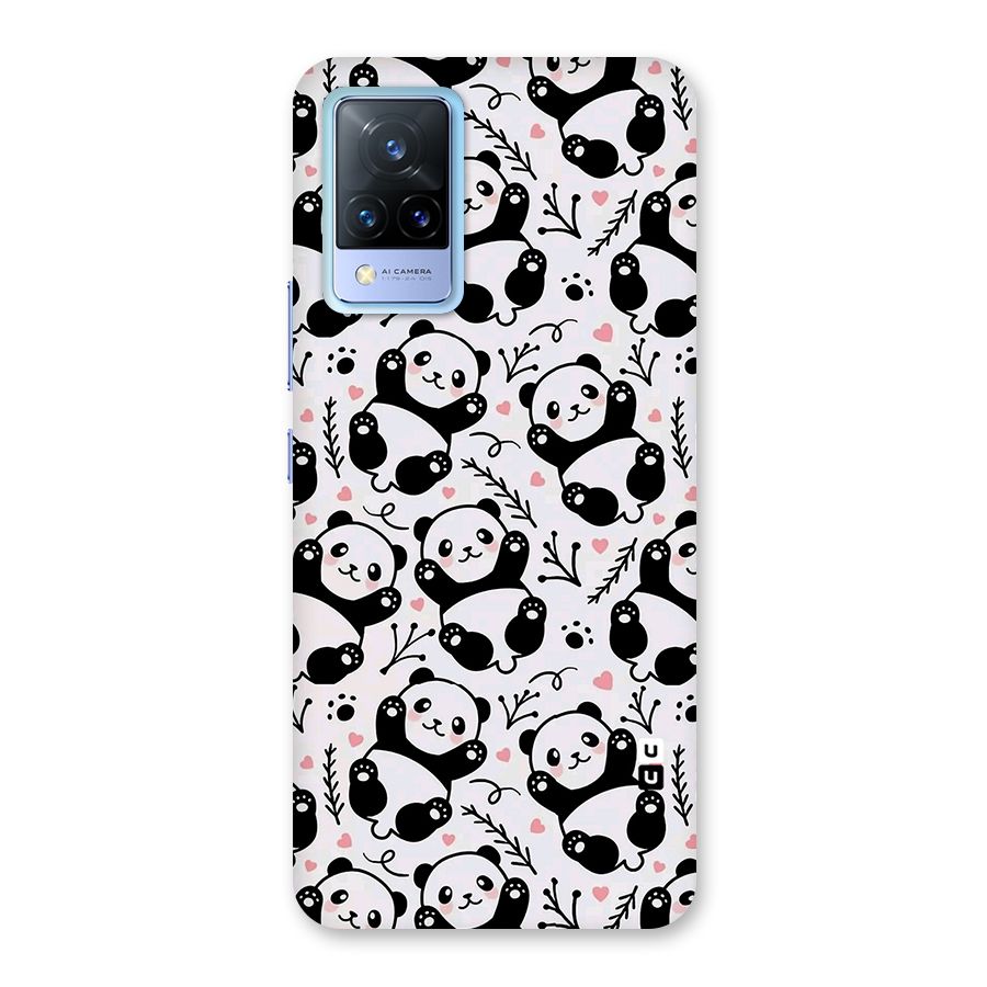 Cute Adorable Panda Pattern Back Case for Vivo V21 5G