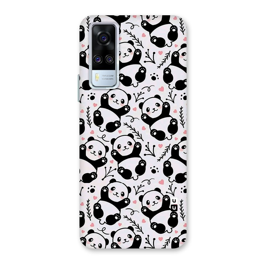 Cute Adorable Panda Pattern Back Case for Vivo Y31