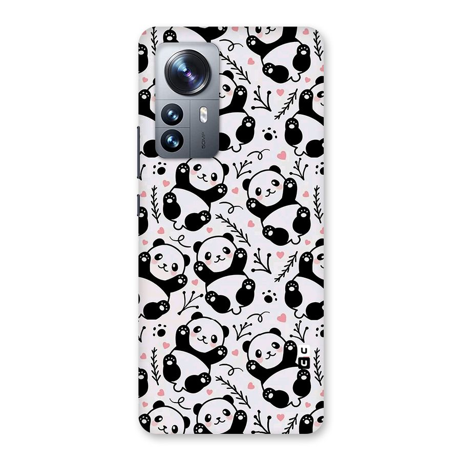 Cute Adorable Panda Pattern Back Case for Xiaomi 12 Pro