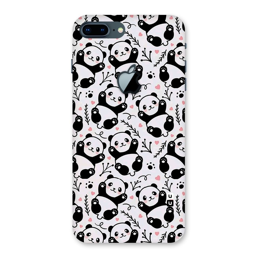 Cute Adorable Panda Pattern Back Case for iPhone 7 Plus Apple Cut