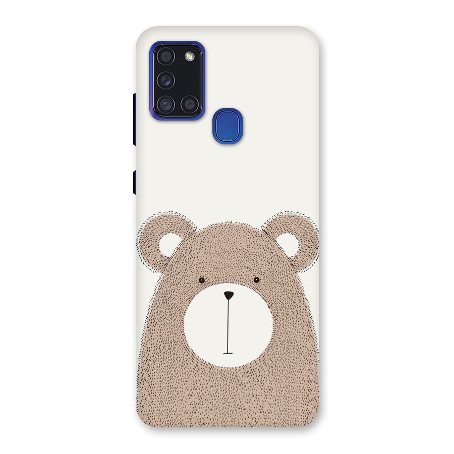 Cute Bear Back Case for Galaxy A21s