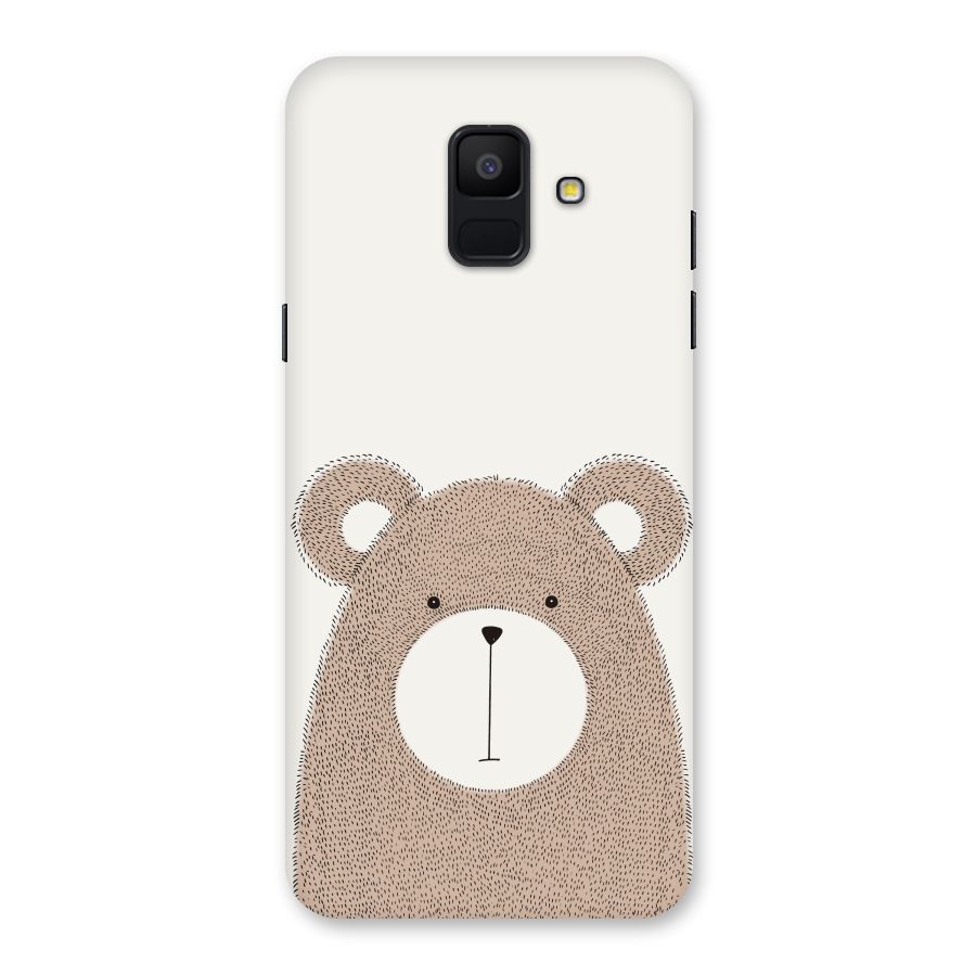 Cute Bear Back Case for Galaxy A6 (2018)