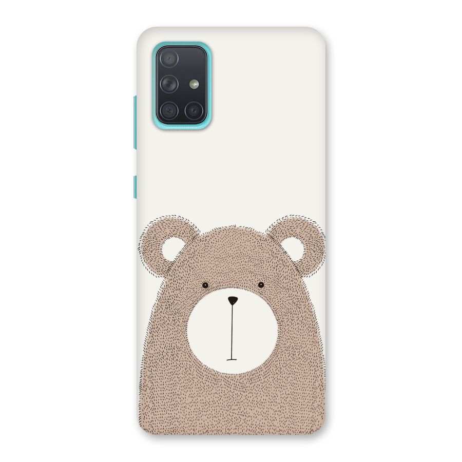 Cute Bear Back Case for Galaxy A71