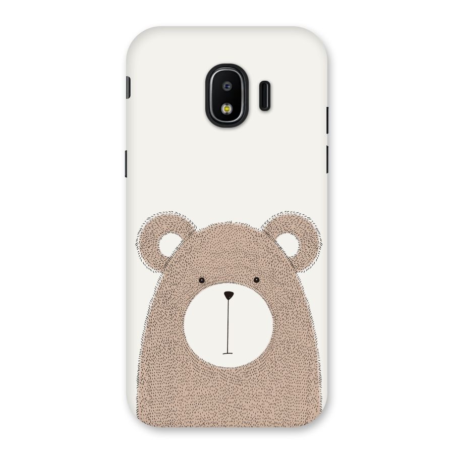 Cute Bear Back Case for Galaxy J2 Pro 2018