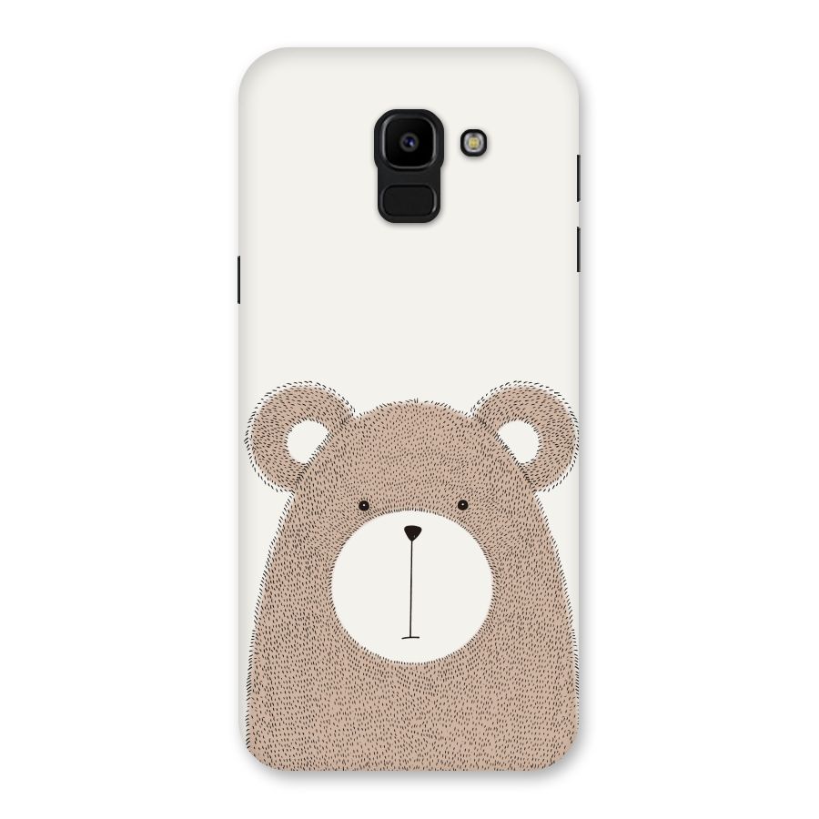 Cute Bear Back Case for Galaxy J6