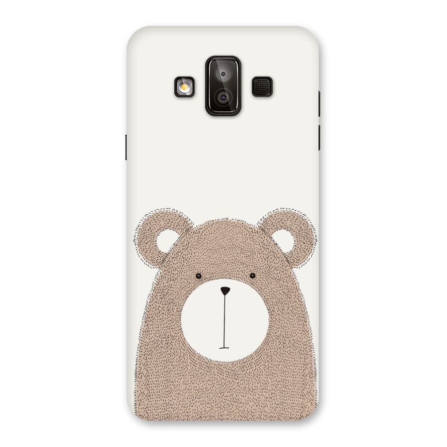 Cute Bear Back Case for Galaxy J7 Duo