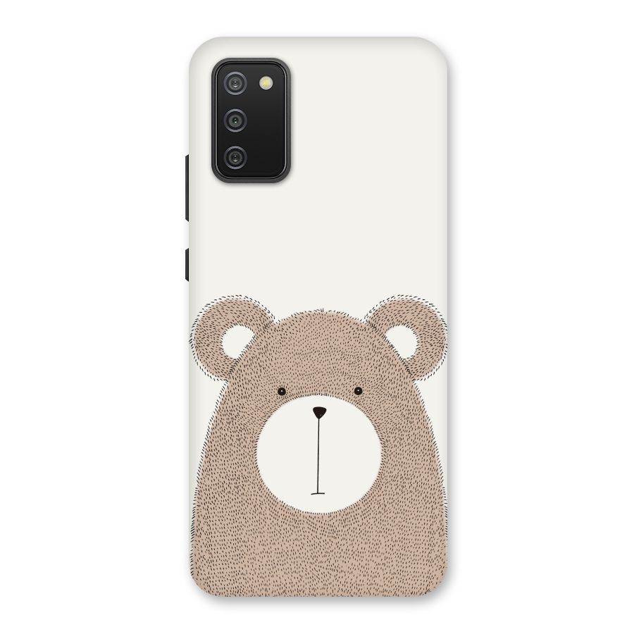Cute Bear Back Case for Galaxy M02s