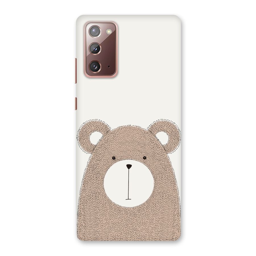 Cute Bear Back Case for Galaxy Note 20
