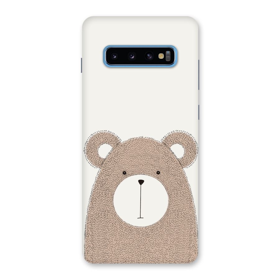 Cute Bear Back Case for Galaxy S10 Plus