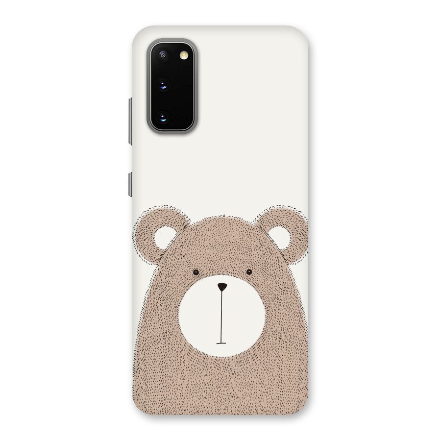 Cute Bear Back Case for Galaxy S20
