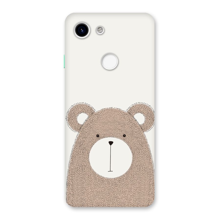 Cute Bear Back Case for Google Pixel 3