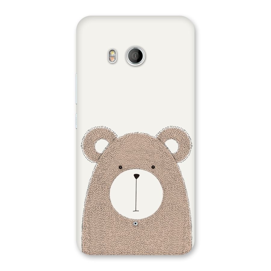 Cute Bear Back Case for HTC U11