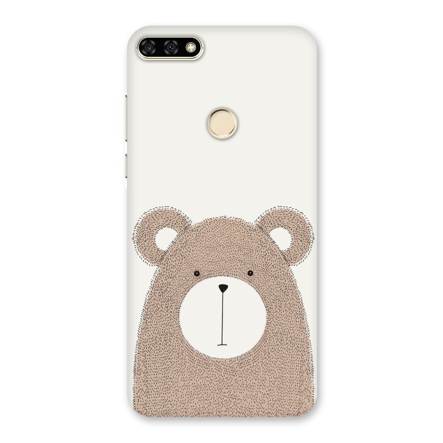 Cute Bear Back Case for Honor 7A