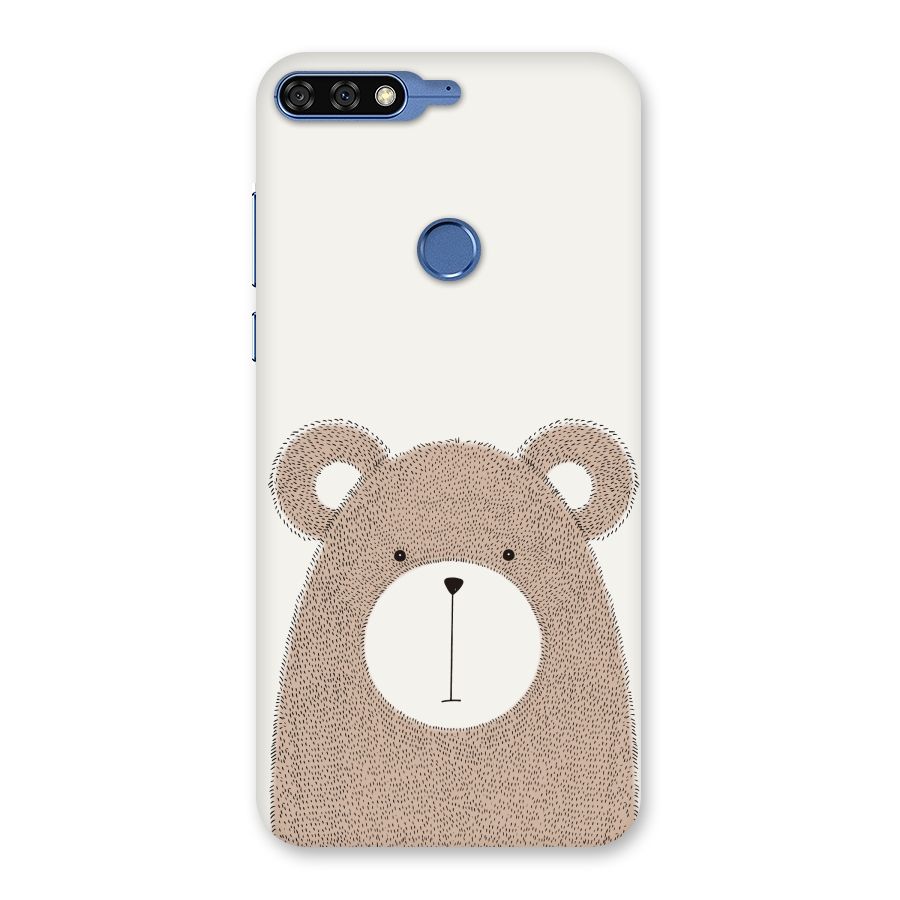 Cute Bear Back Case for Honor 7C