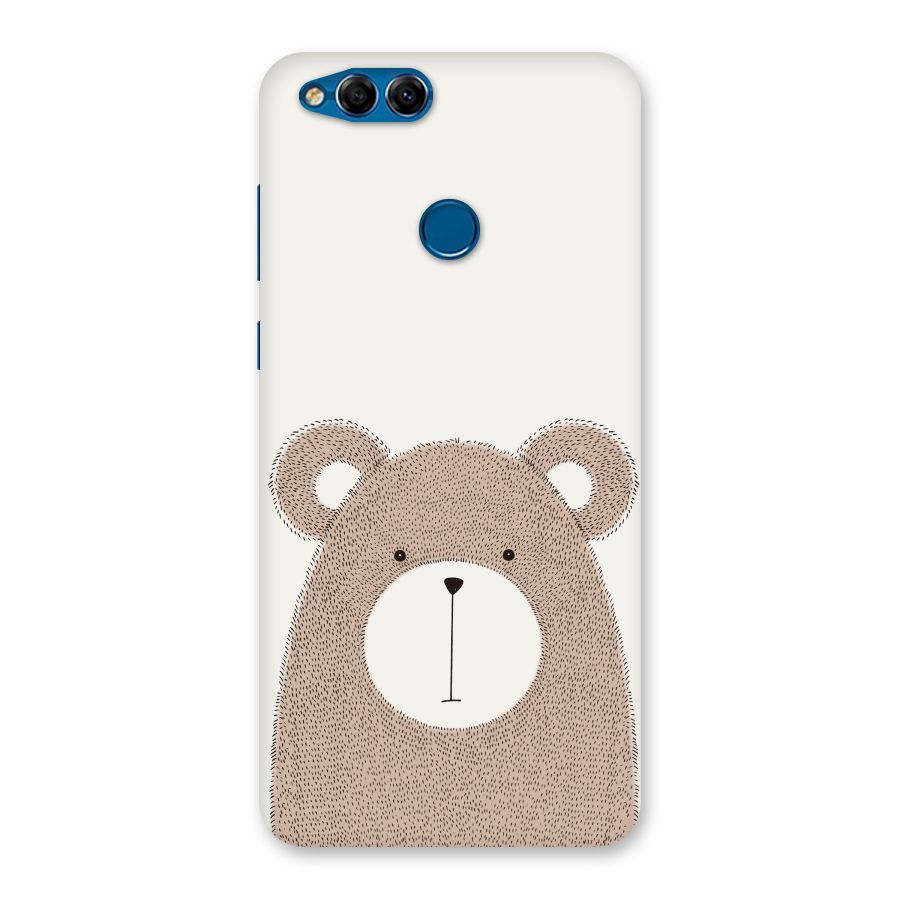 Cute Bear Back Case for Honor 7X