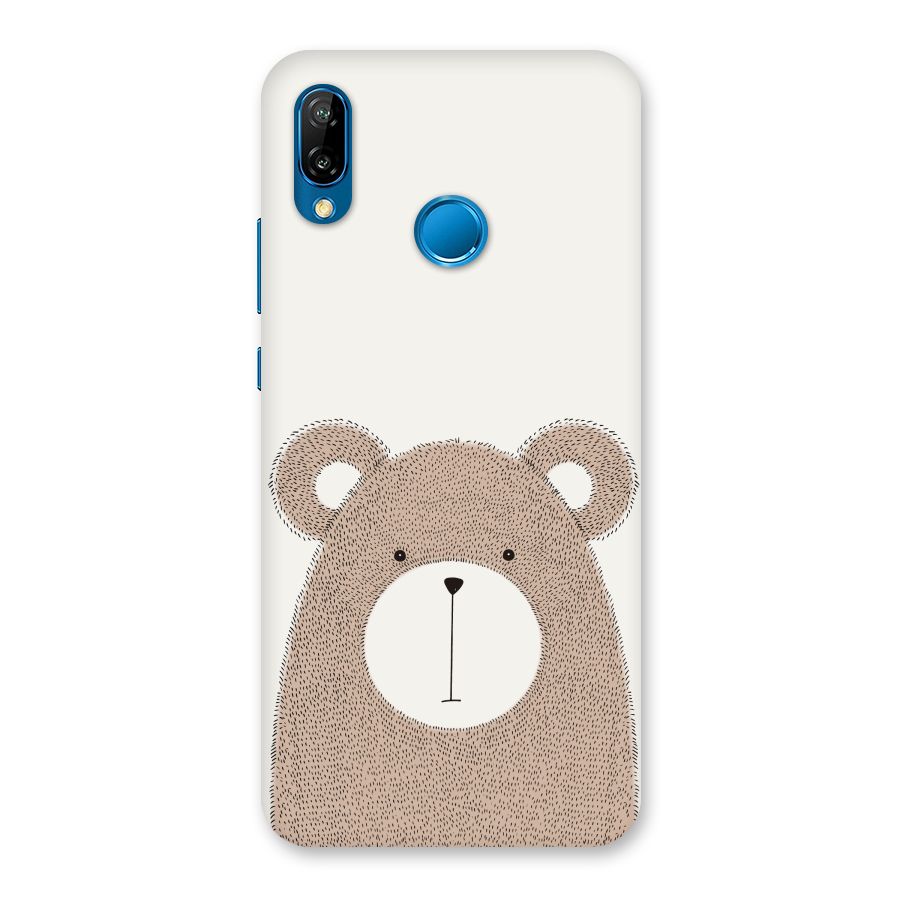 Cute Bear Back Case for Huawei P20 Lite