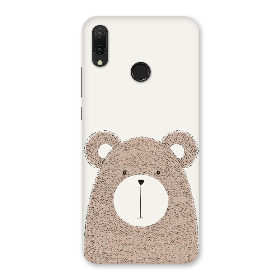 Cute Bear Back Case for Huawei Y9 (2019)