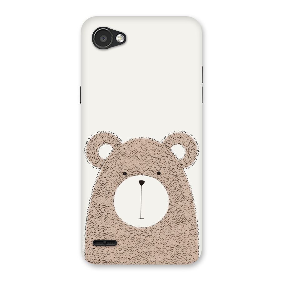 Cute Bear Back Case for LG Q6