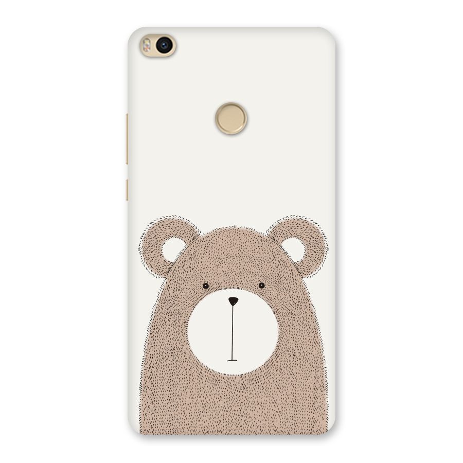 Cute Bear Back Case for Mi Max 2