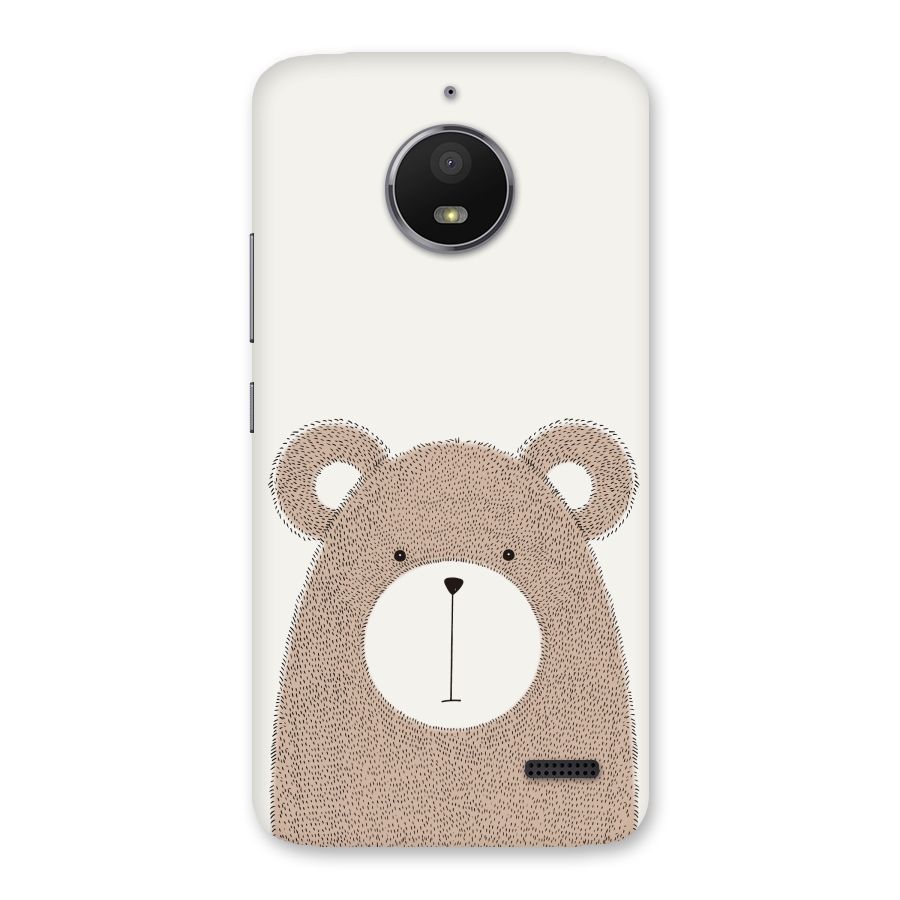 Cute Bear Back Case for Moto E4