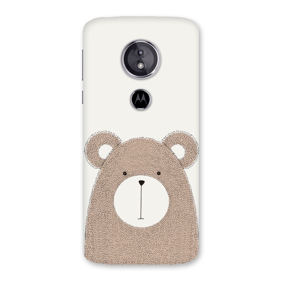 Cute Bear Back Case for Moto E5