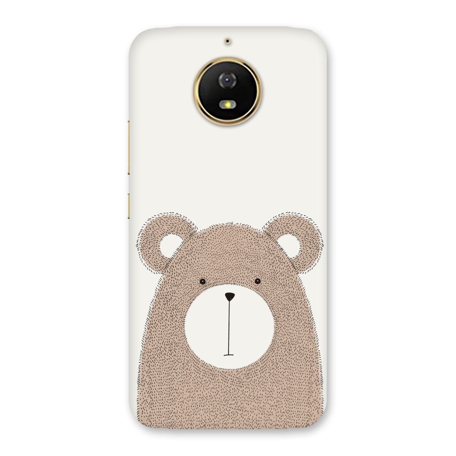 Cute Bear Back Case for Moto G5s