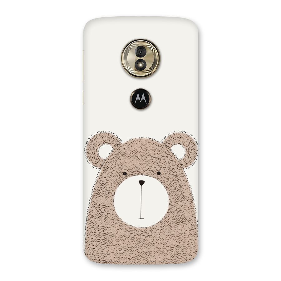 Cute Bear Back Case for Moto G6 Play