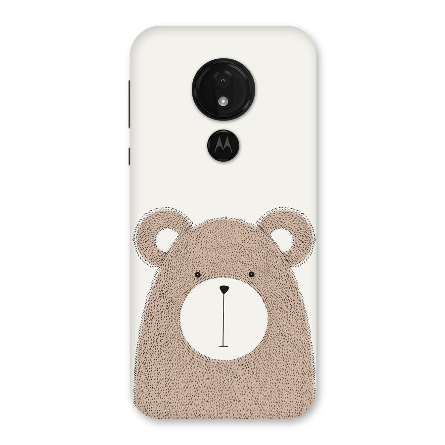 Cute Bear Back Case for Moto G7 Power