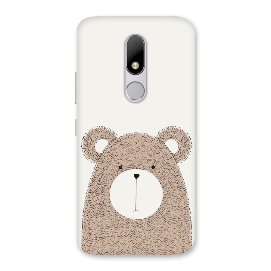 Cute Bear Back Case for Moto M