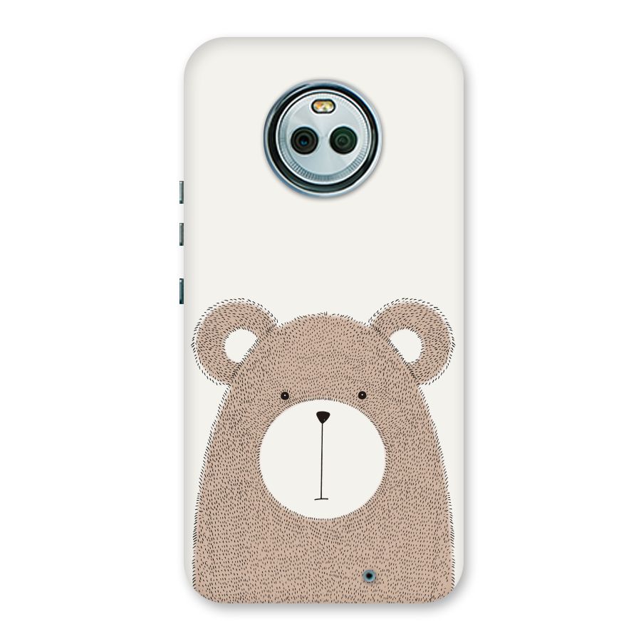Cute Bear Back Case for Moto X4