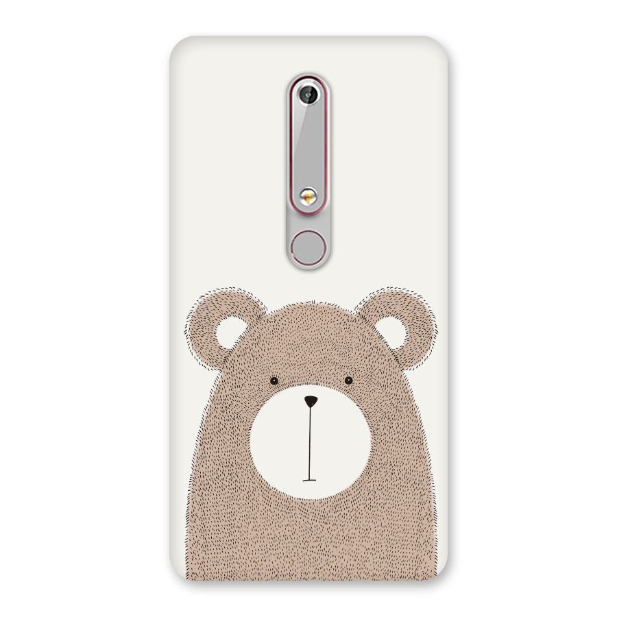 Cute Bear Back Case for Nokia 6.1
