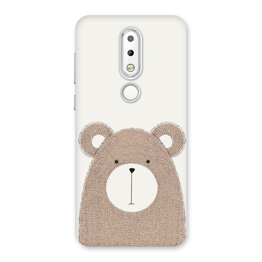 Cute Bear Back Case for Nokia 6.1 Plus
