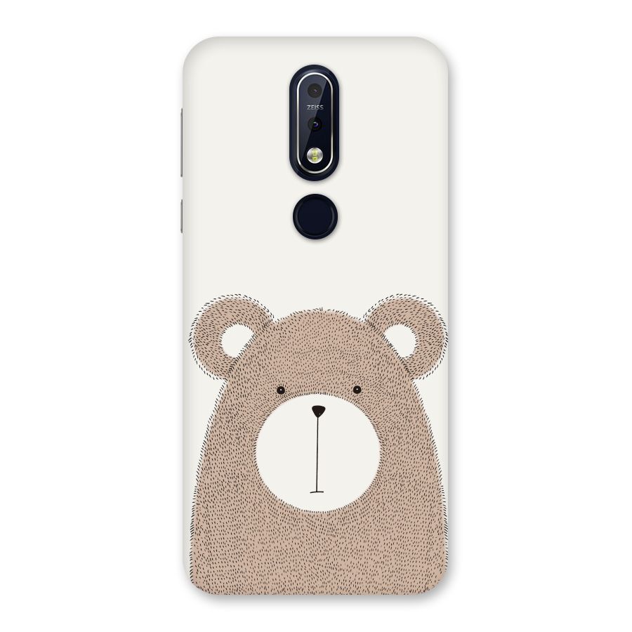 Cute Bear Back Case for Nokia 7.1