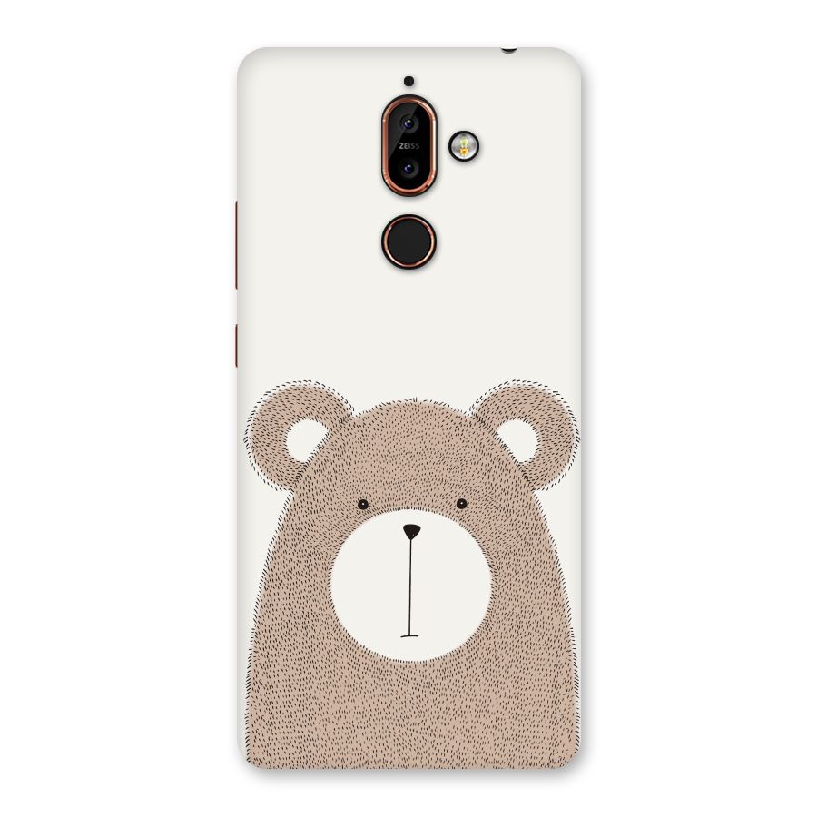 Cute Bear Back Case for Nokia 7 Plus