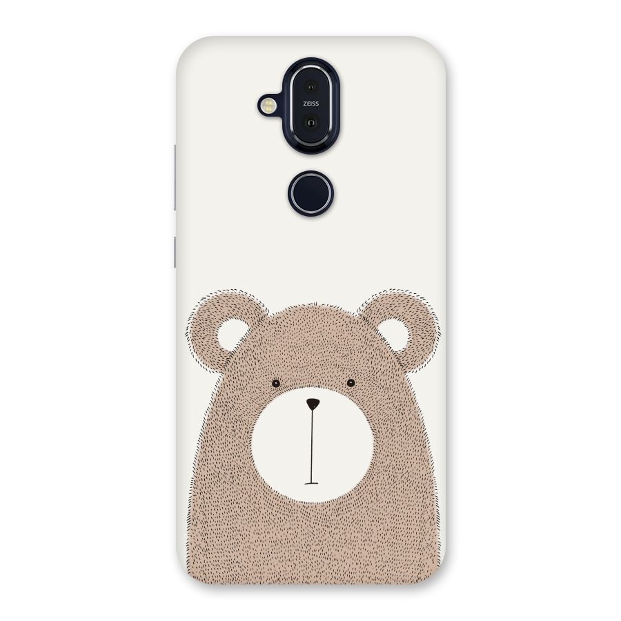 Cute Bear Back Case for Nokia 8.1