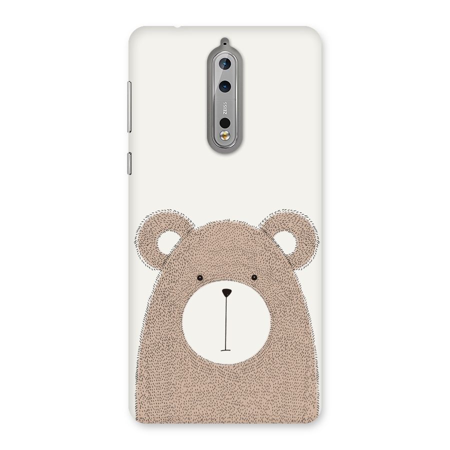 Cute Bear Back Case for Nokia 8
