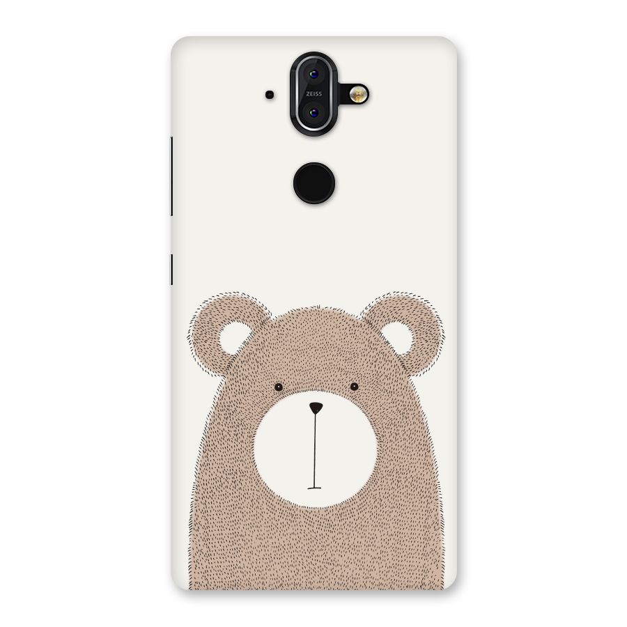 Cute Bear Back Case for Nokia 8 Sirocco
