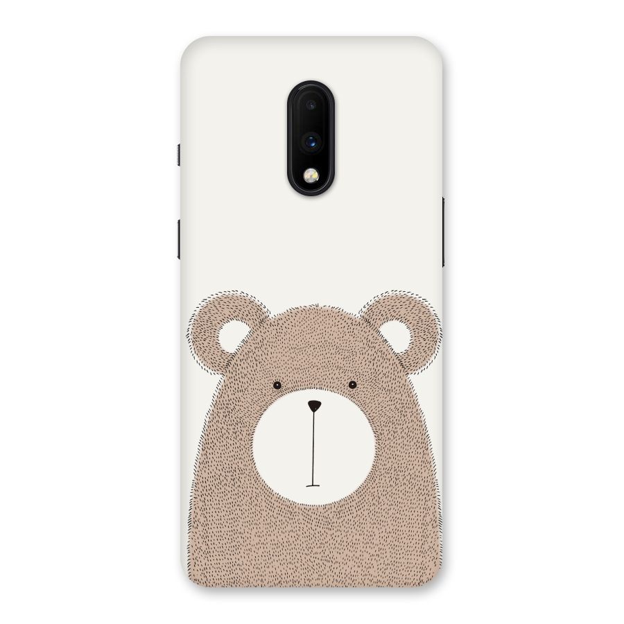 Cute Bear Back Case for OnePlus 7