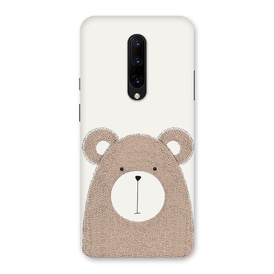 Cute Bear Back Case for OnePlus 7 Pro