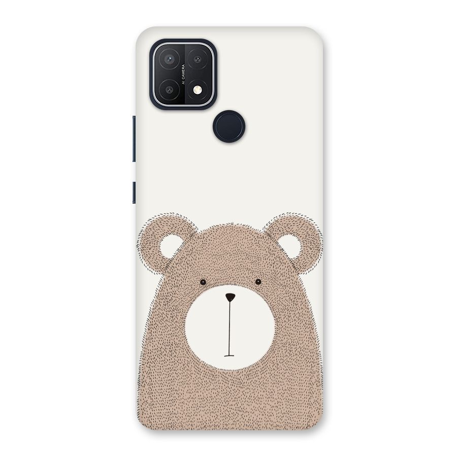 Cute Bear Back Case for Oppo A15s