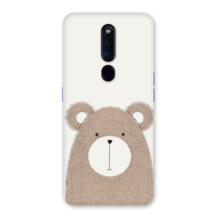 Cute Bear Back Case for Oppo F11 Pro