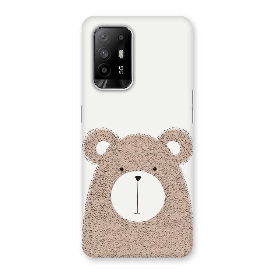 Cute Bear Back Case for Oppo F19 Pro Plus 5G