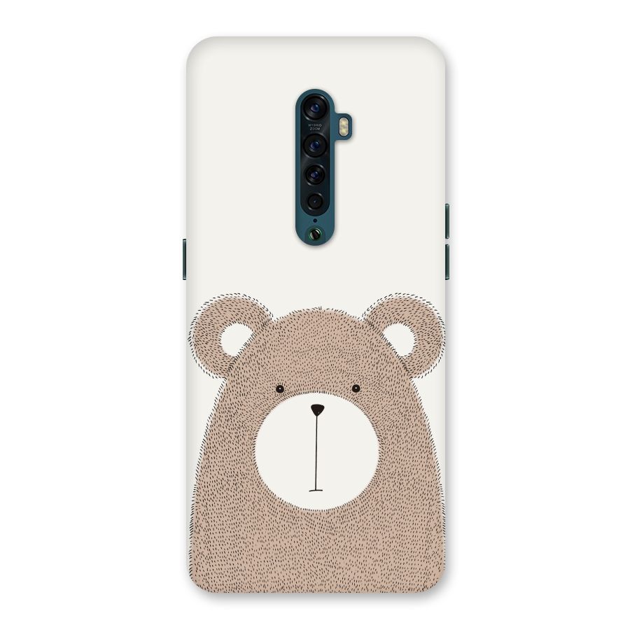 Cute Bear Back Case for Oppo Reno2