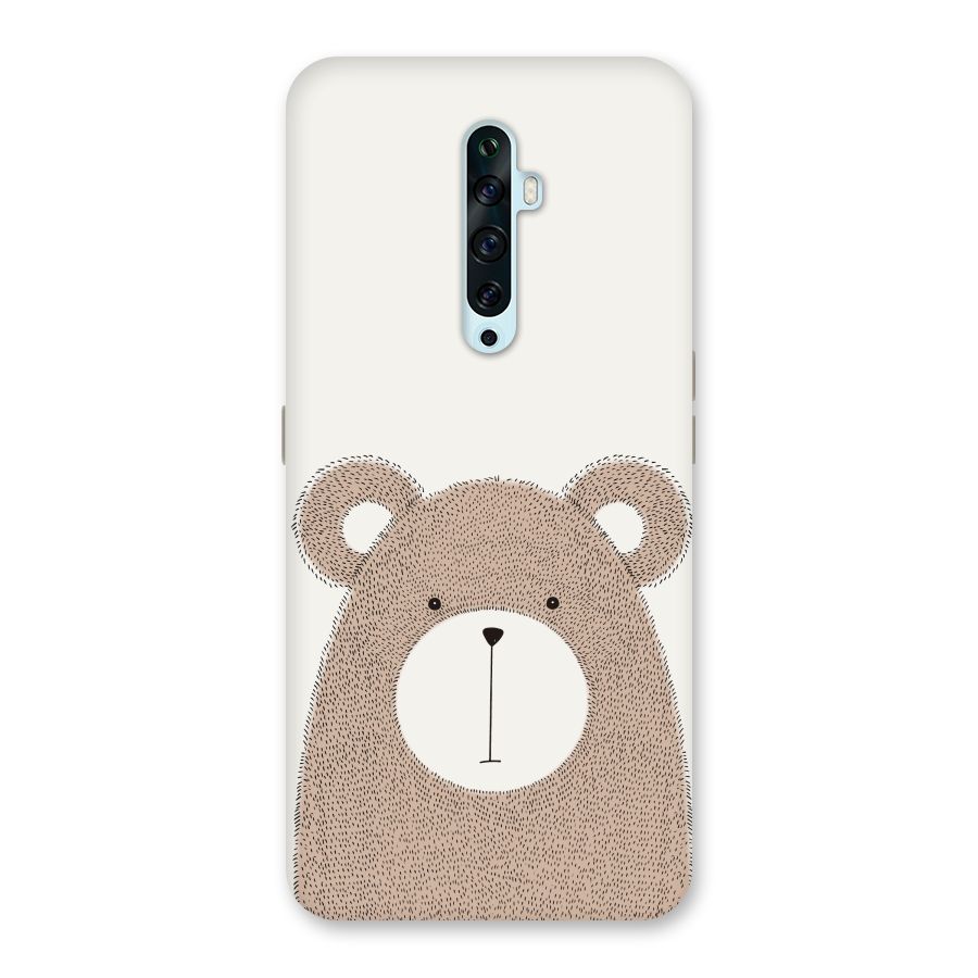 Cute Bear Back Case for Oppo Reno2 F