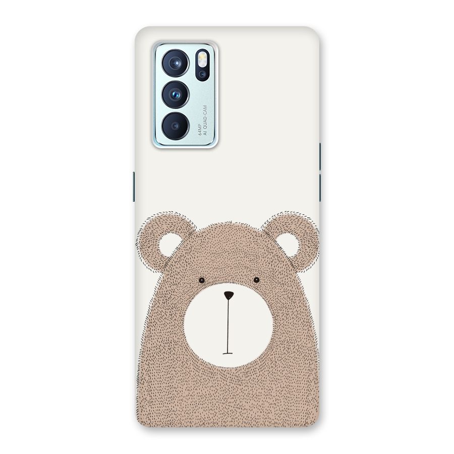 Cute Bear Back Case for Oppo Reno6 Pro 5G