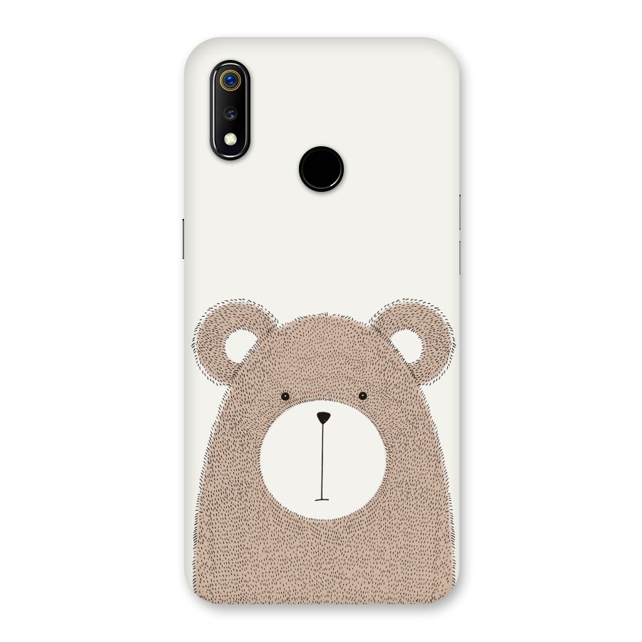 Cute Bear Back Case for Realme 3