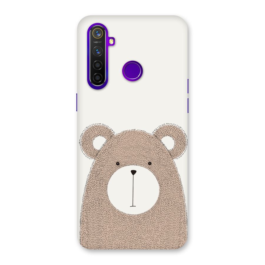 Cute Bear Back Case for Realme 5 Pro