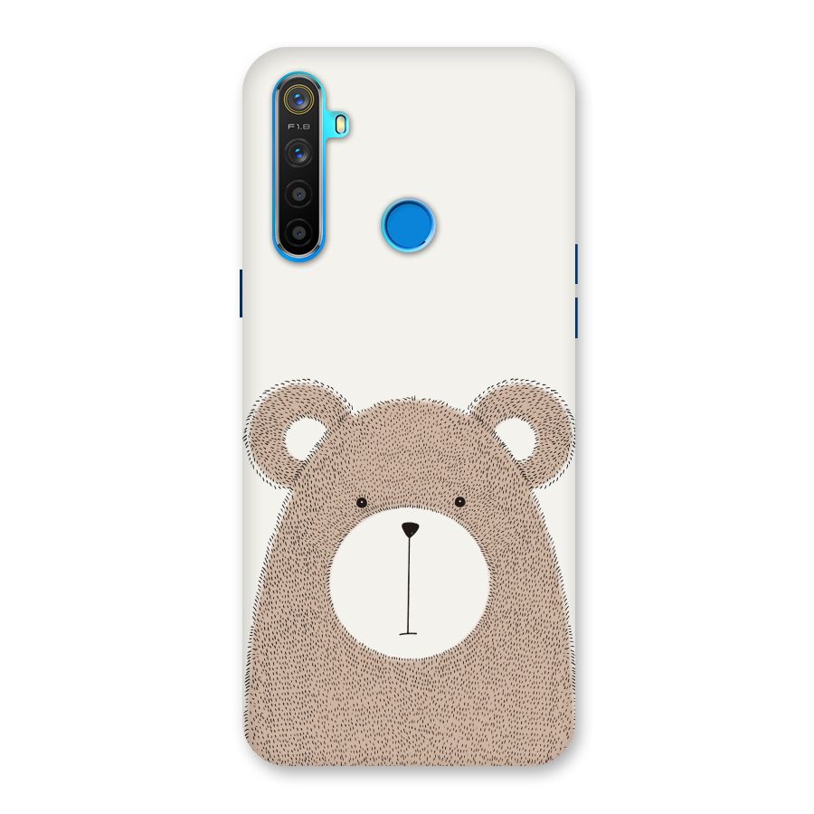Cute Bear Back Case for Realme 5s