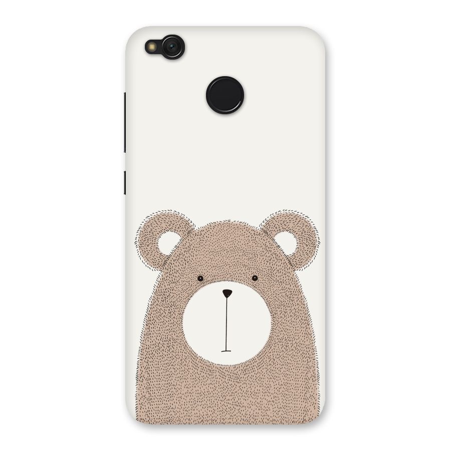 Cute Bear Back Case for Redmi 4