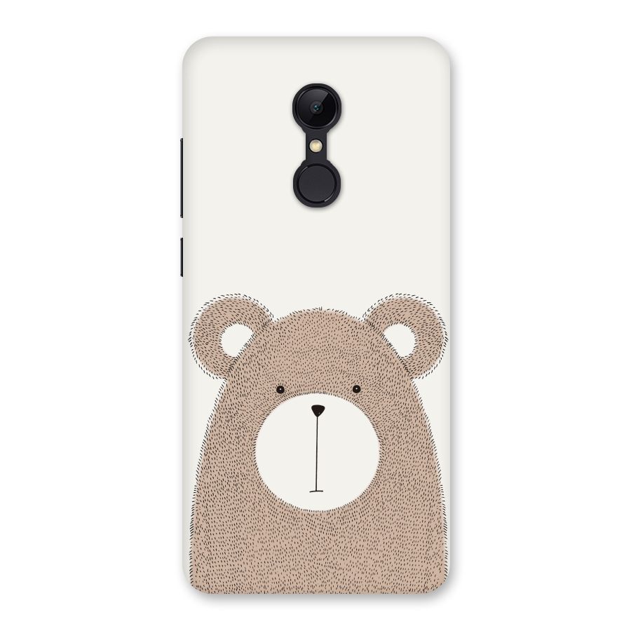 Cute Bear Back Case for Redmi 5